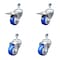 Service Caster 3 Inch Blue Polyurethane Swivel 12mm Stem Caster Total Lock Brake SCC, 2PK SCC-TSTTL20S314-PPUB-BLUE-M1215-2-S2 - alternate 1